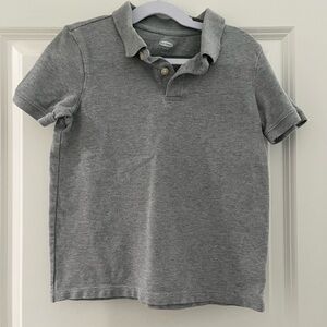 Old Navy boys gray uniform polo size S (6-7) washed but never worn